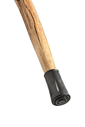 Black 12' Paracord Hiking Stick 55" Q502