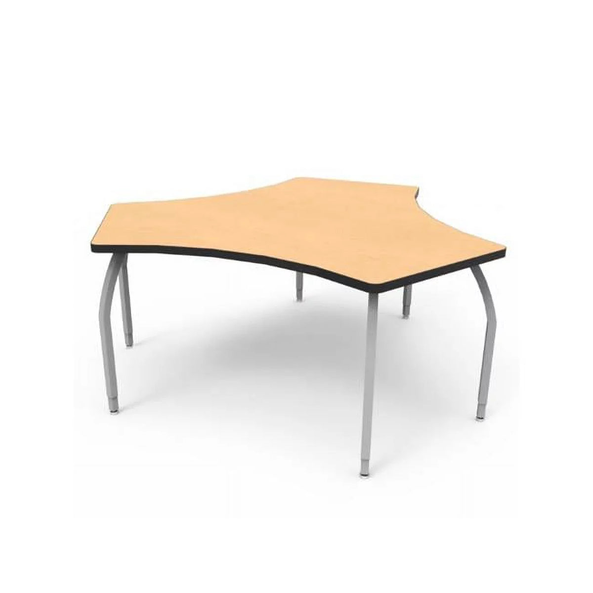 Bridge Table with Fusion Maple Laminate & 4 Adjustable Legs H93588