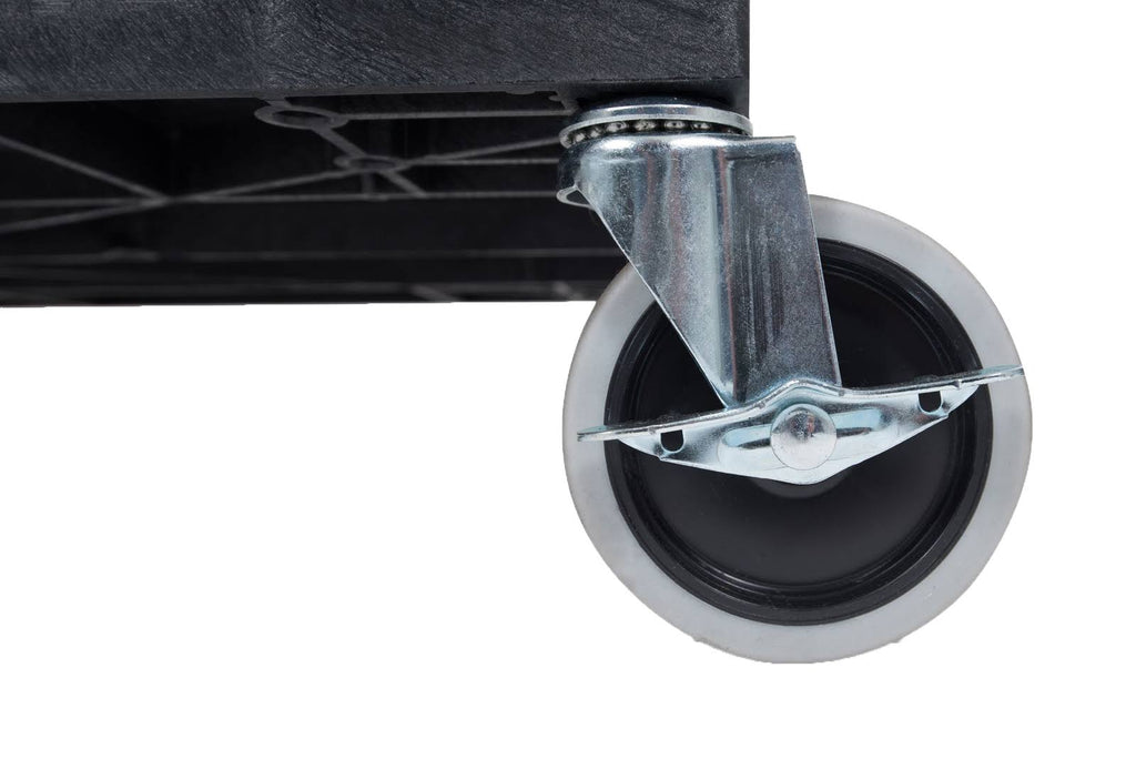 Black 3 Shelves Tub Cart F535