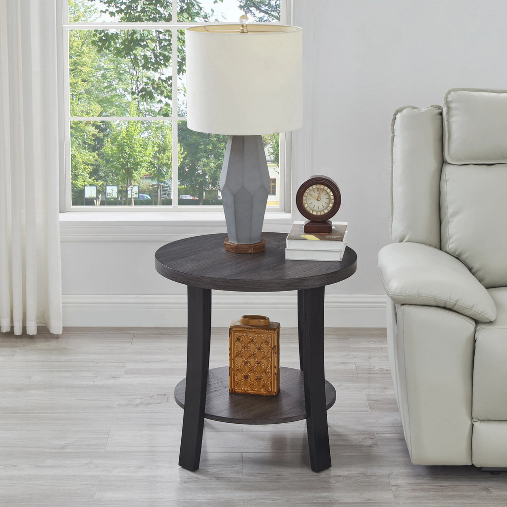 Oval Wood 3-Piece Coffee Table Set U221845