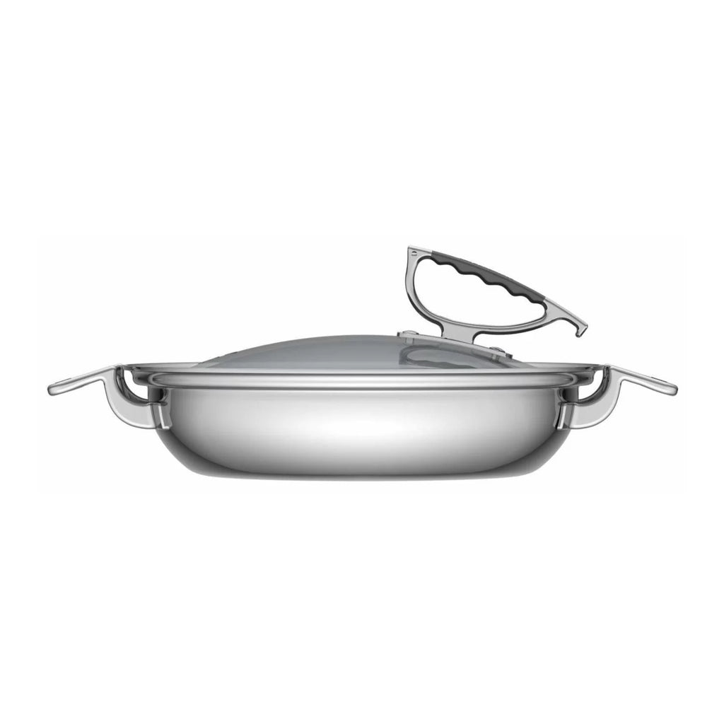 12-Inch Dual Handle Casserole Pan with Glass Lid X827394