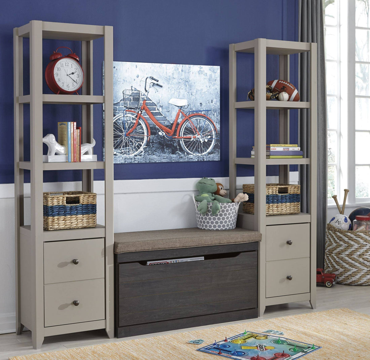 Gray Bookcase U96682