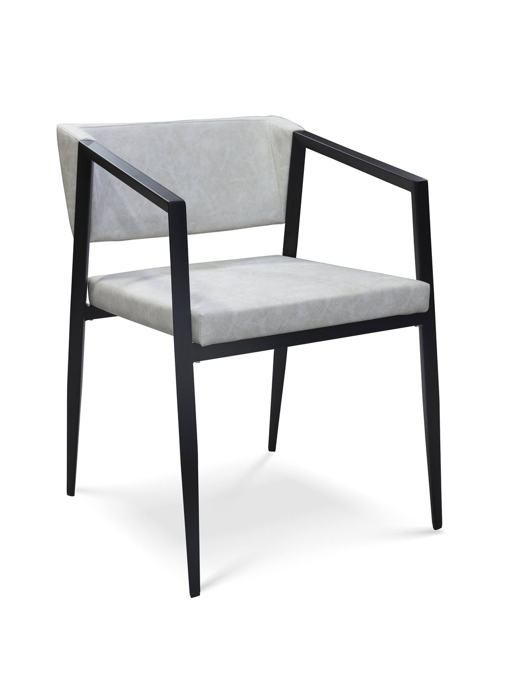 Grey/Black Steel Armchair S404