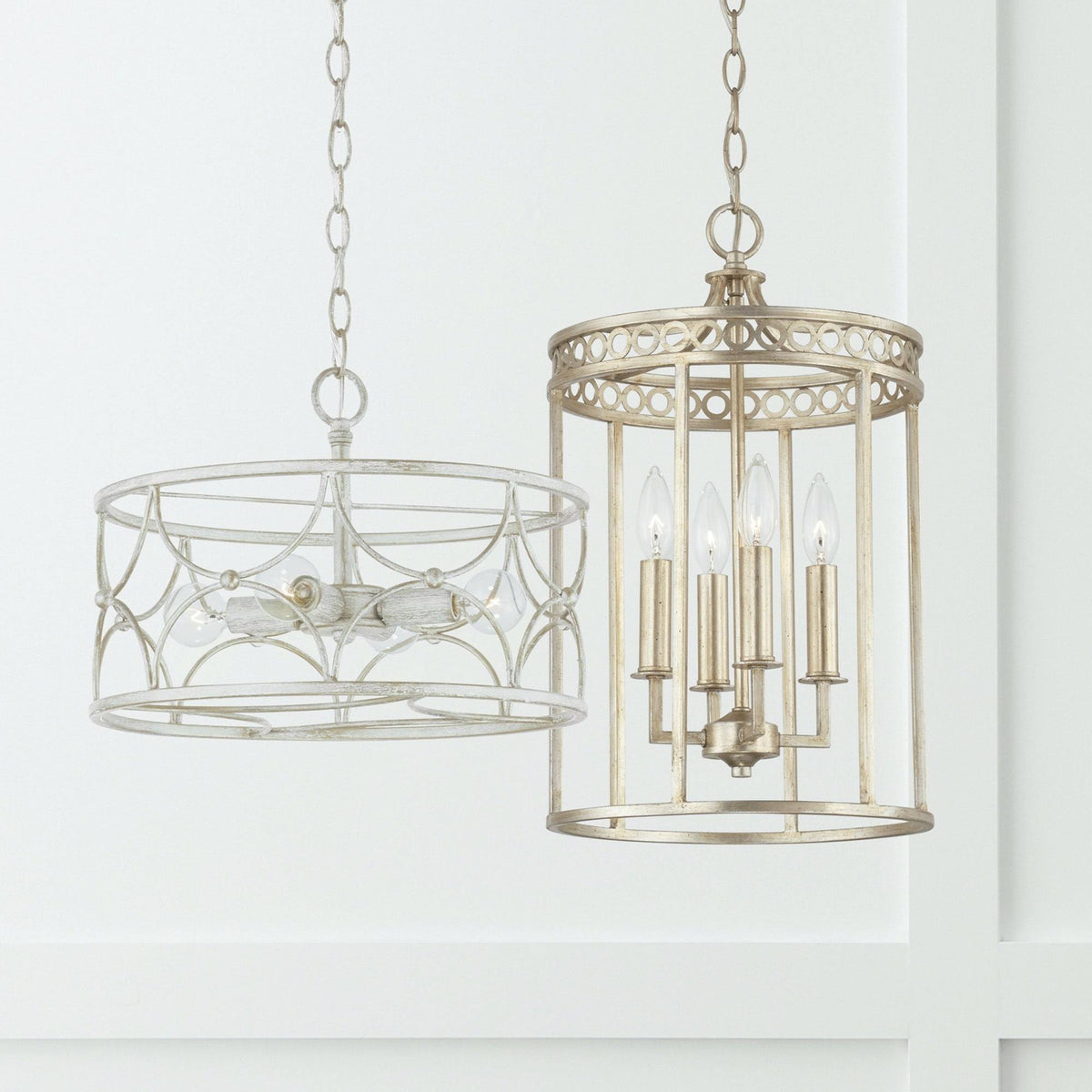 4 Light Semi Flush Mount C2101