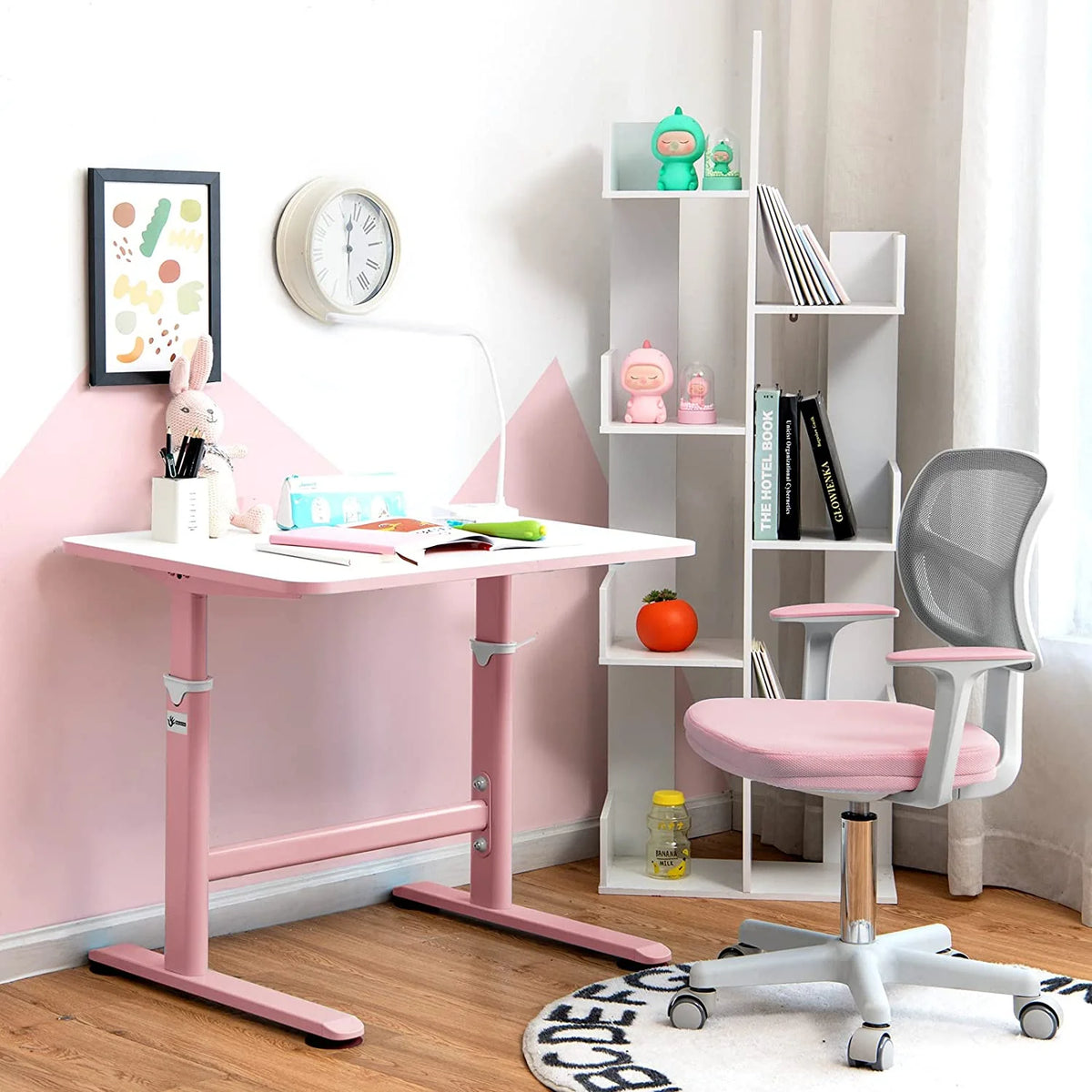 Green Height Adjustable Kids Desk Chair F941630