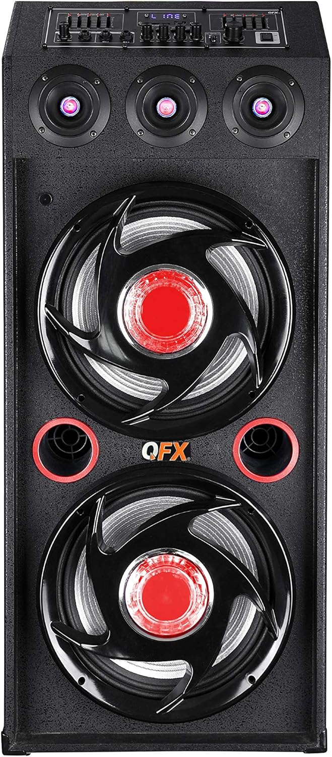 Red Bluetooth Speaker with Built-in Amplifier I364