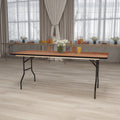 6-Foot Rectangular Wood Folding Banquet Table H61221