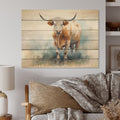 Natural Pine Wood Animals Print V905