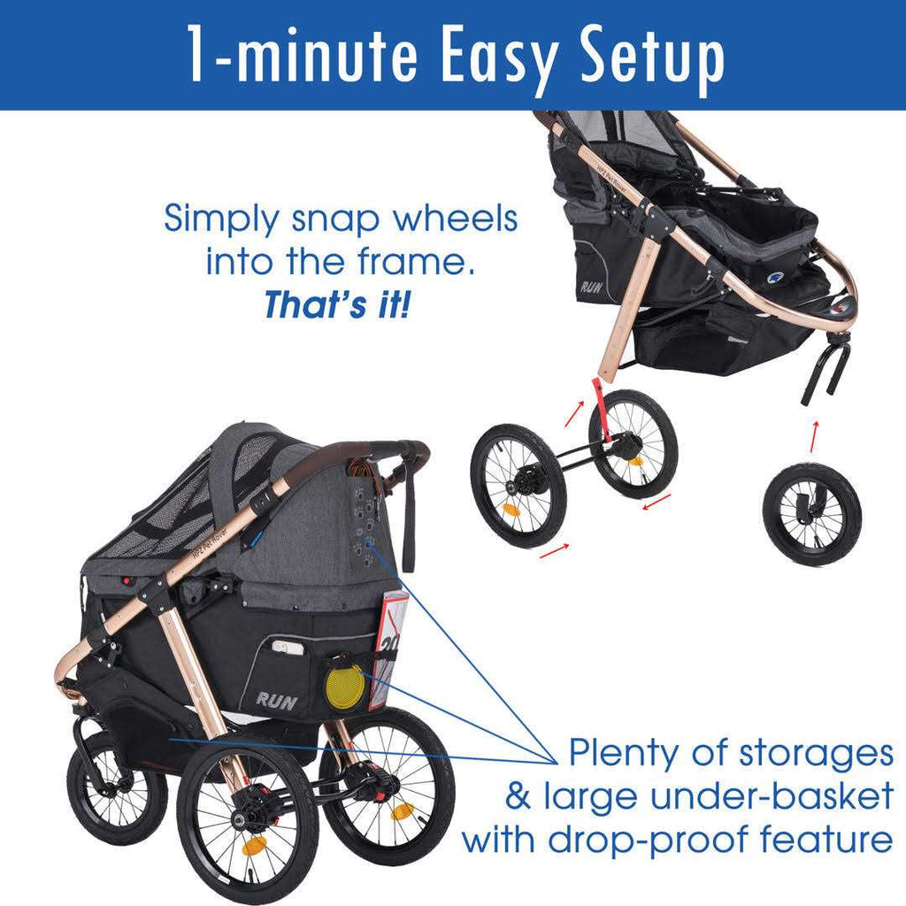 Pet Rover Run Jogging Stroller B48273