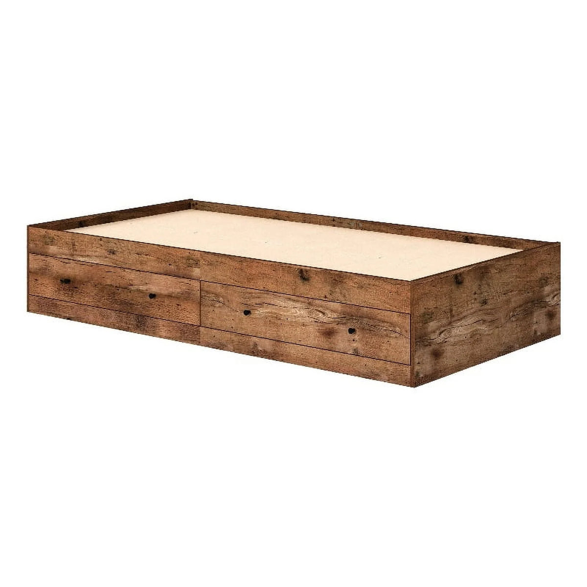 Vintage Oak Engineered Wood Bed I951