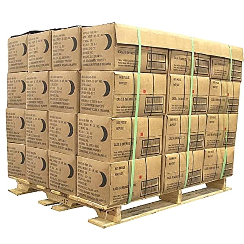 MRE Meal Kit Bundle Cases with Heater - Inspection Date 2025 or Better C18103