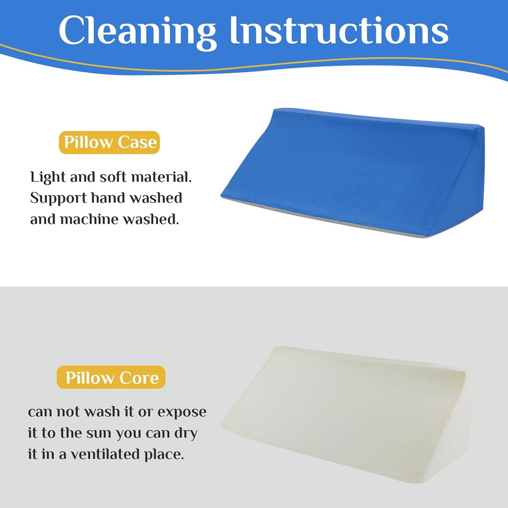 Foam Bed Wedge Pillow 7.87 x 9.84 x 23.62 in. O895
