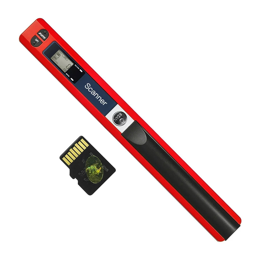 Portable Handheld Wireless Scanner A4 Size 900DPI LCD Display with 8GB TF Card V5034