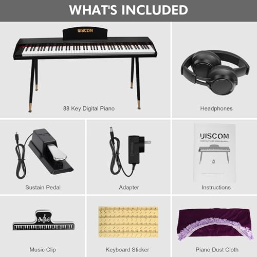 88 Key Semi-Weighted Digital Piano with Stand Y38155