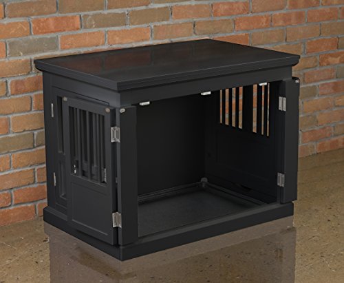 White Triple Door Medium Dog Crate L47591