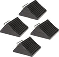 Set of 4 Heavy Duty Nylon Rubber Wheel Chocks B3293
