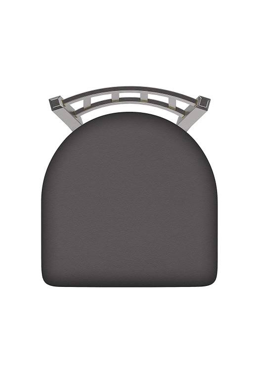 30x22 Stainless Swivel Stool with Medium Grey Seat C885583