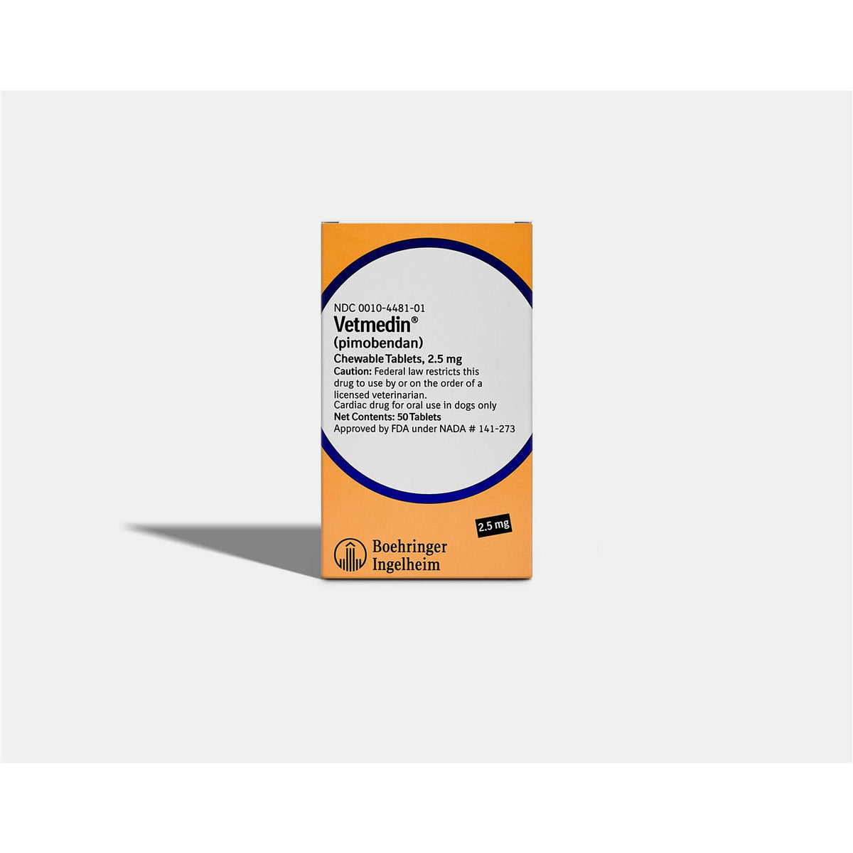 2.5mg 50 Chewable Tablets V7509