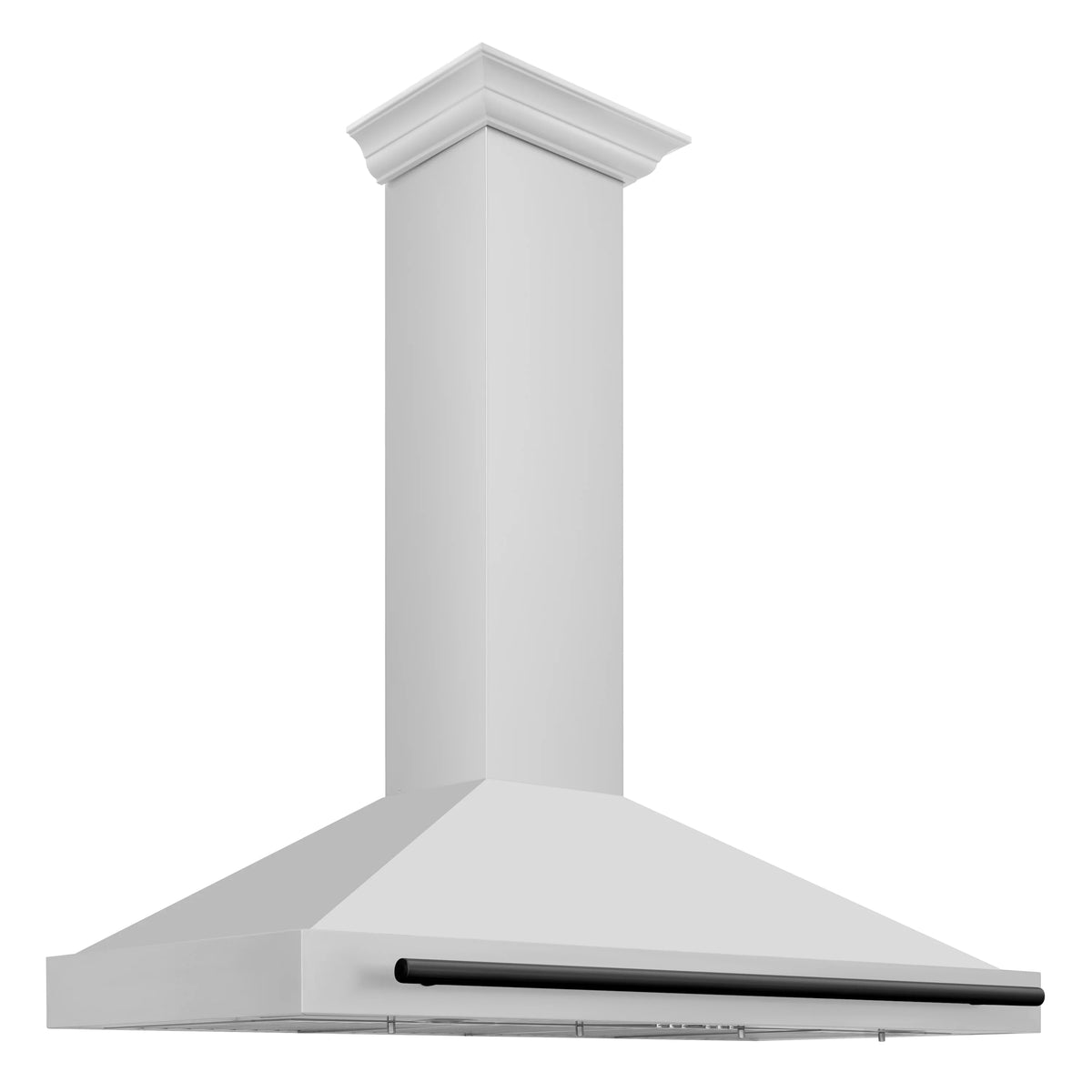 48 Inch Stainless Steel Range Hood with Matte Black Handle E371282