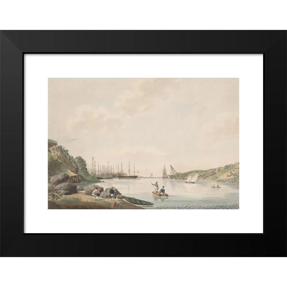 Black Modern Framed Art Print U67443