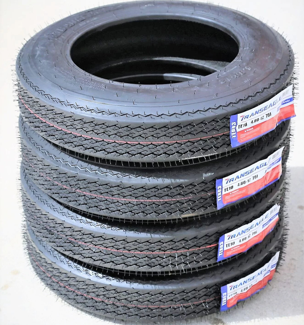 Tire 4.80x12 Load C 6 Ply Boat Trailer X3833