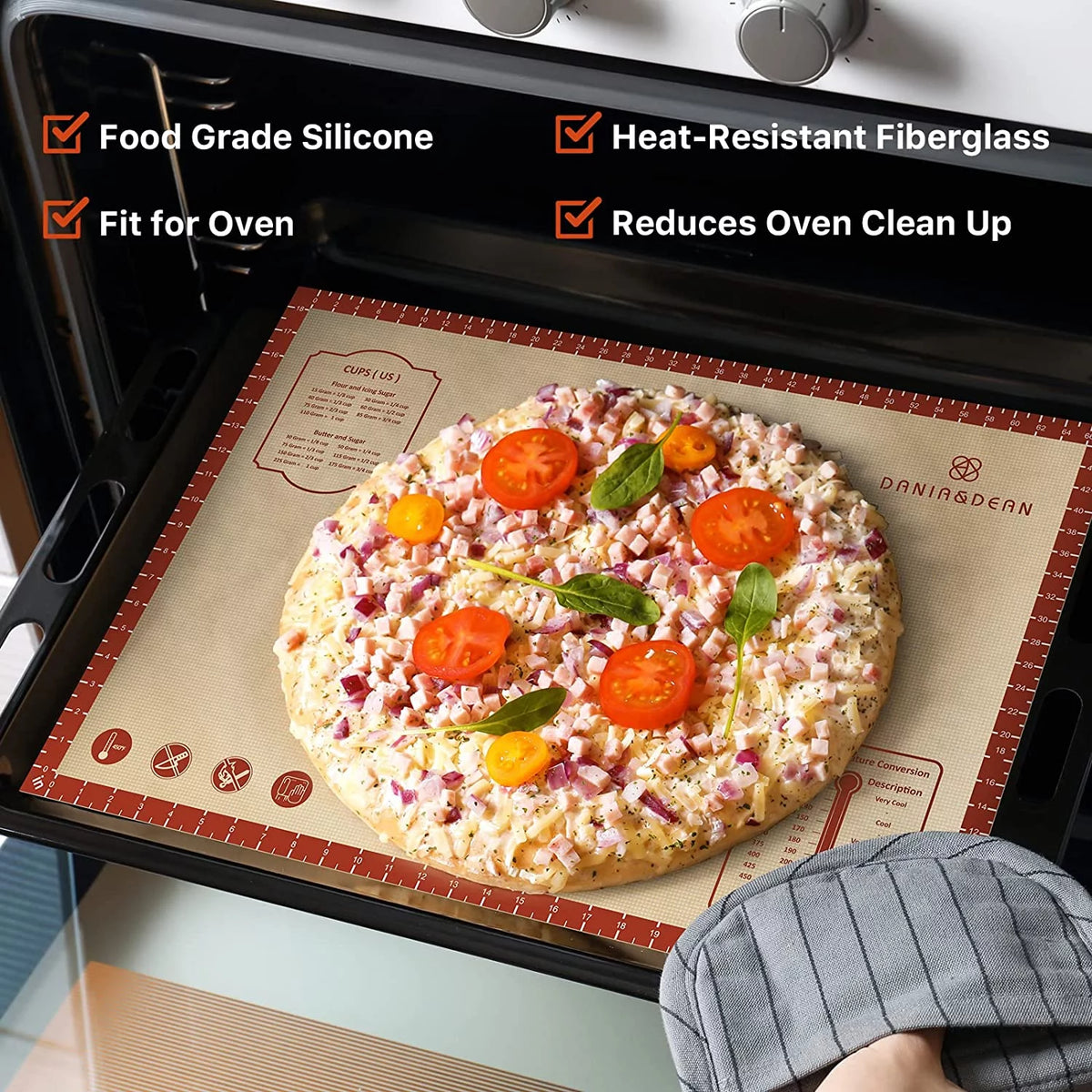 Extra Thick Large Non Stick Silicone Baking Mat O2600