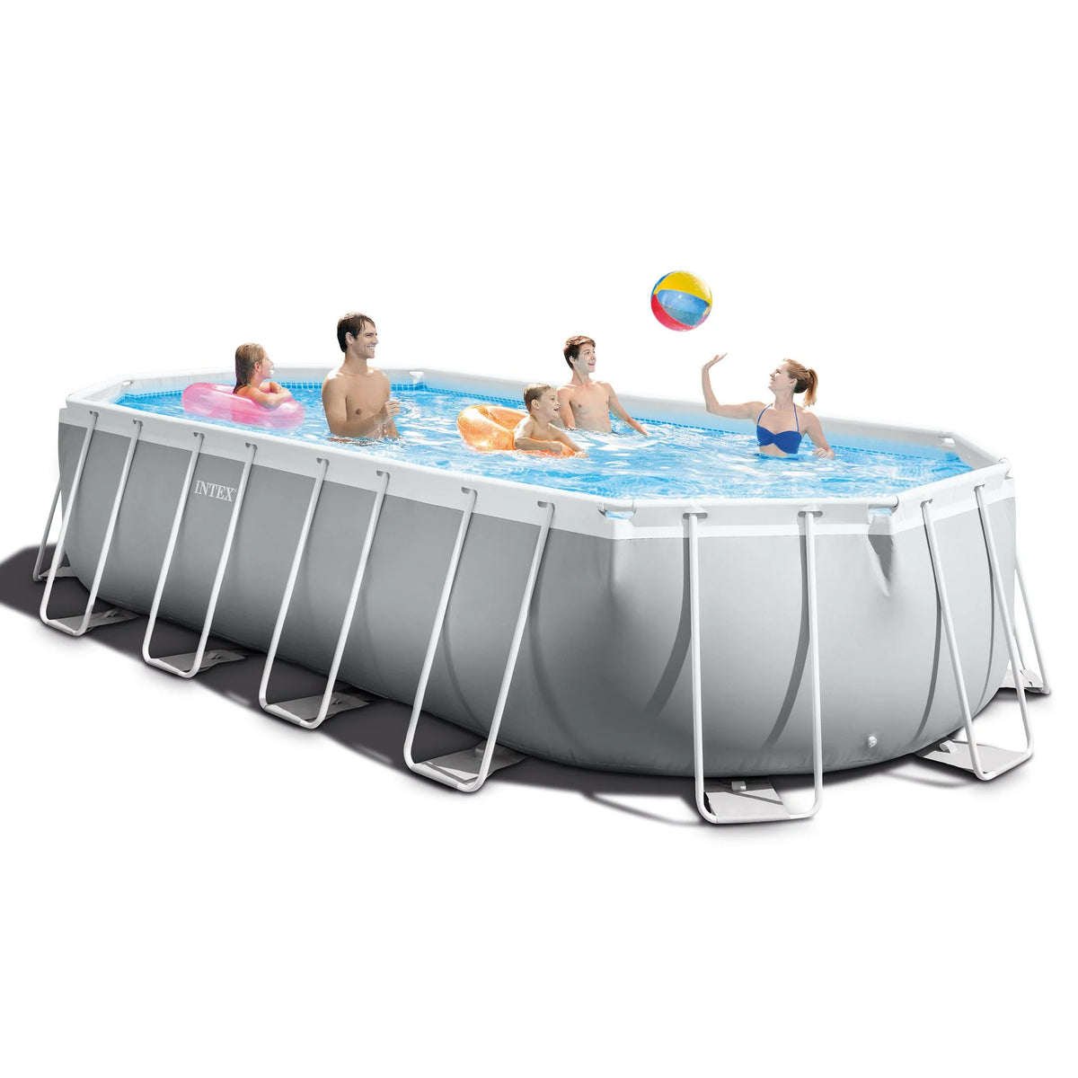 16.5ft x 9ft x 48in Oval Above Ground Pool Set with Pump, Cover and Ladder U94018