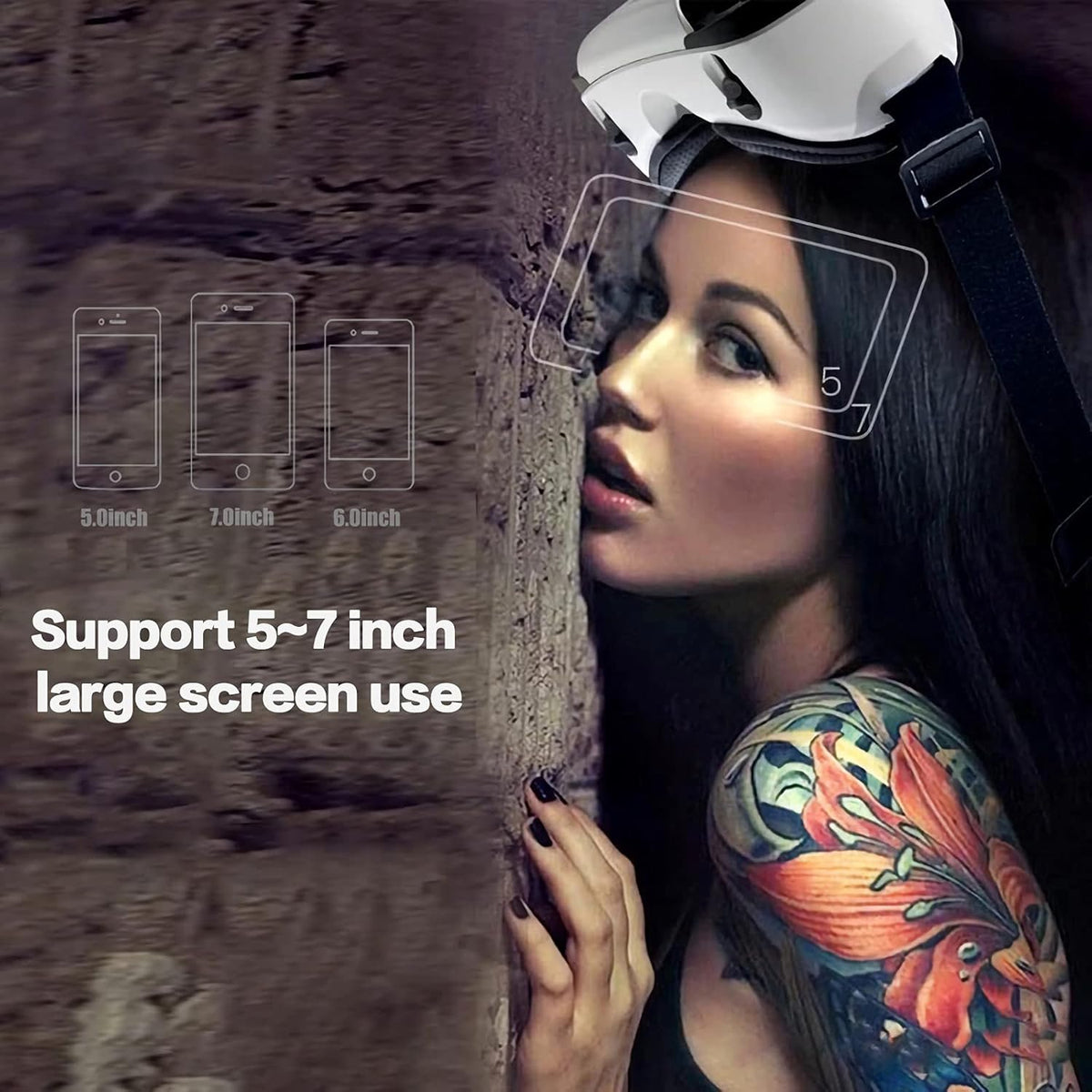 Adjustable 3D VR Headset with Controller I3666