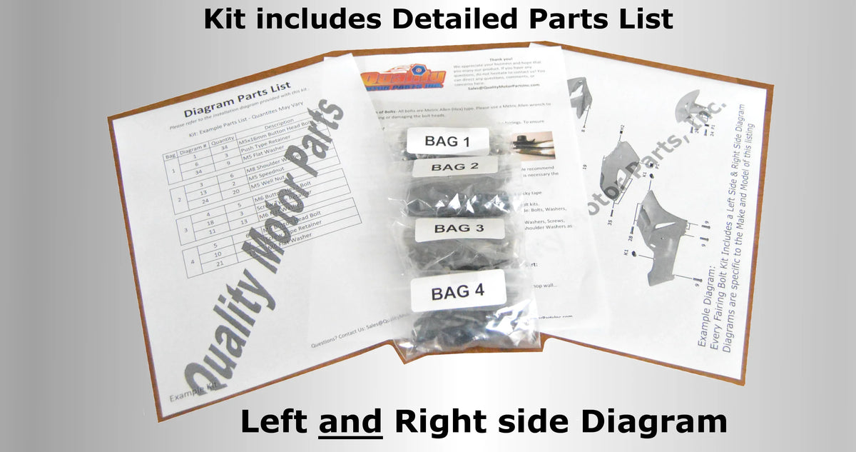 Fairing Bolt Kit for Yamaha YZF-R6 Z999594