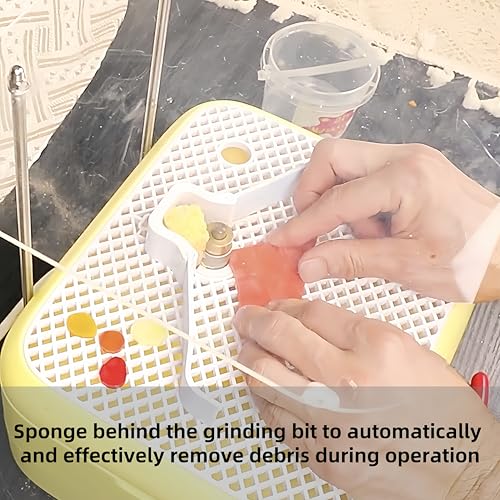110V 60W Mini Portable Glass Grinder with Grinder Bits O49219