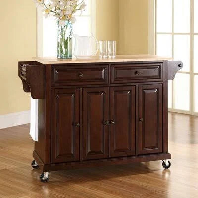 Solid Wood Kitchen Cart J2613