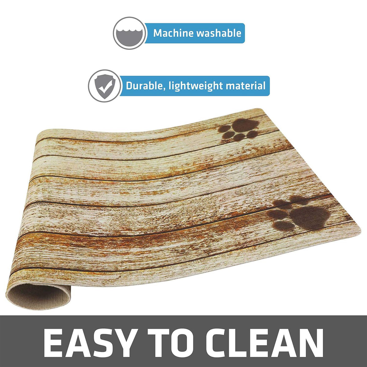 Pet Bowl Placemat Dog & Cat Food Feeding Mat E8918