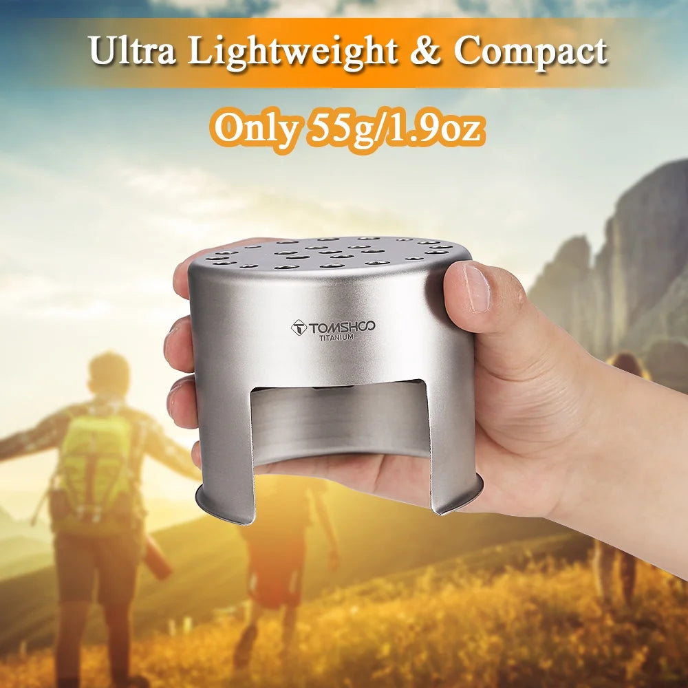 Ultra-lightweight Titanium Wood Camping A52892