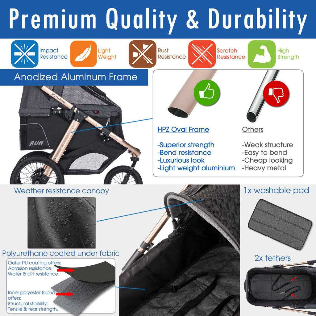 Pet Rover Run Jogging Stroller B48273