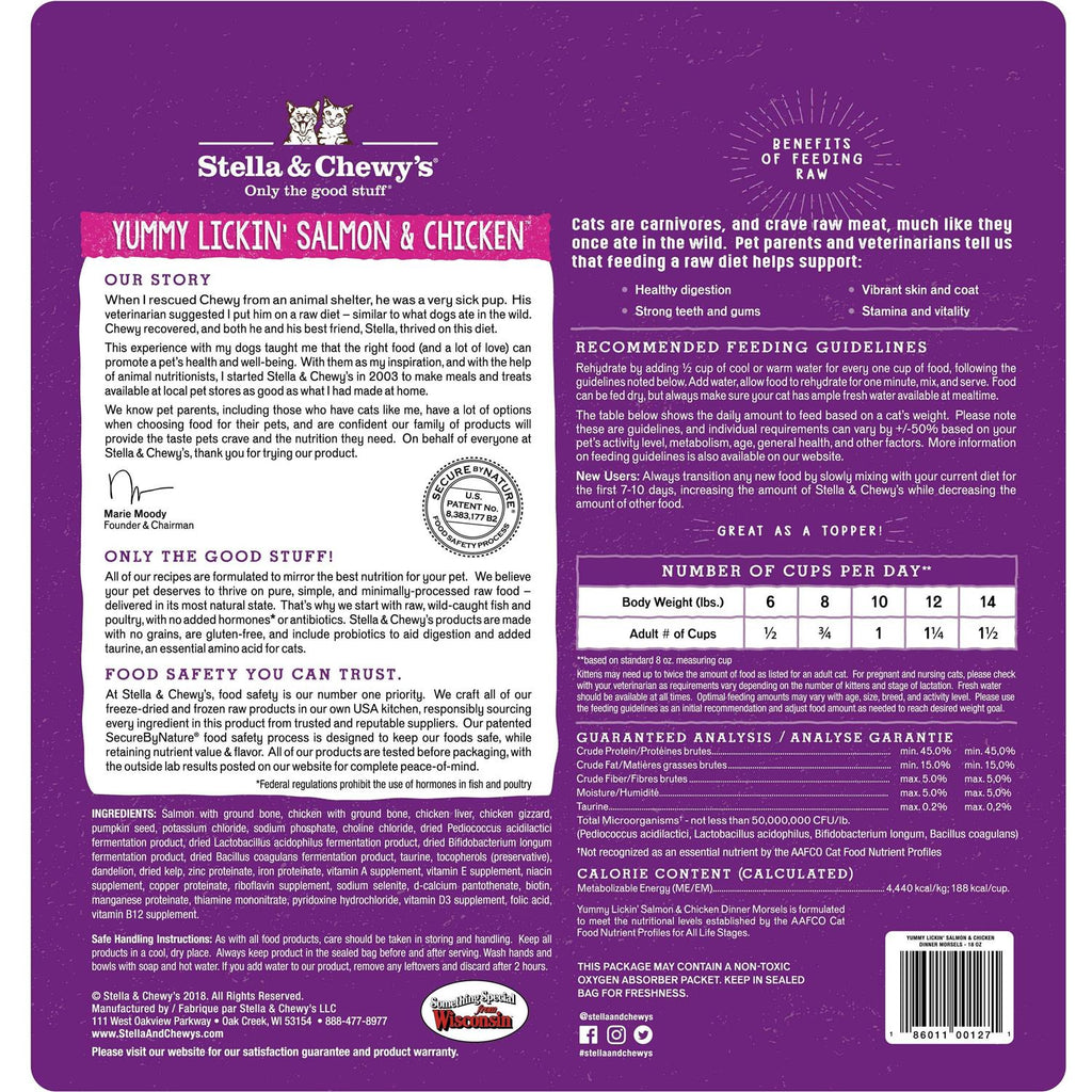 Salmon Chicken Freeze-Dried Cat Food E791