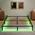 Black 7 Inch Metal Steel Bed Frame S87157