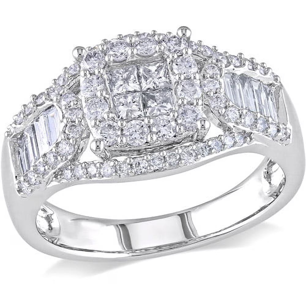 14kt White Gold Diamond Engagement Ring S70775
