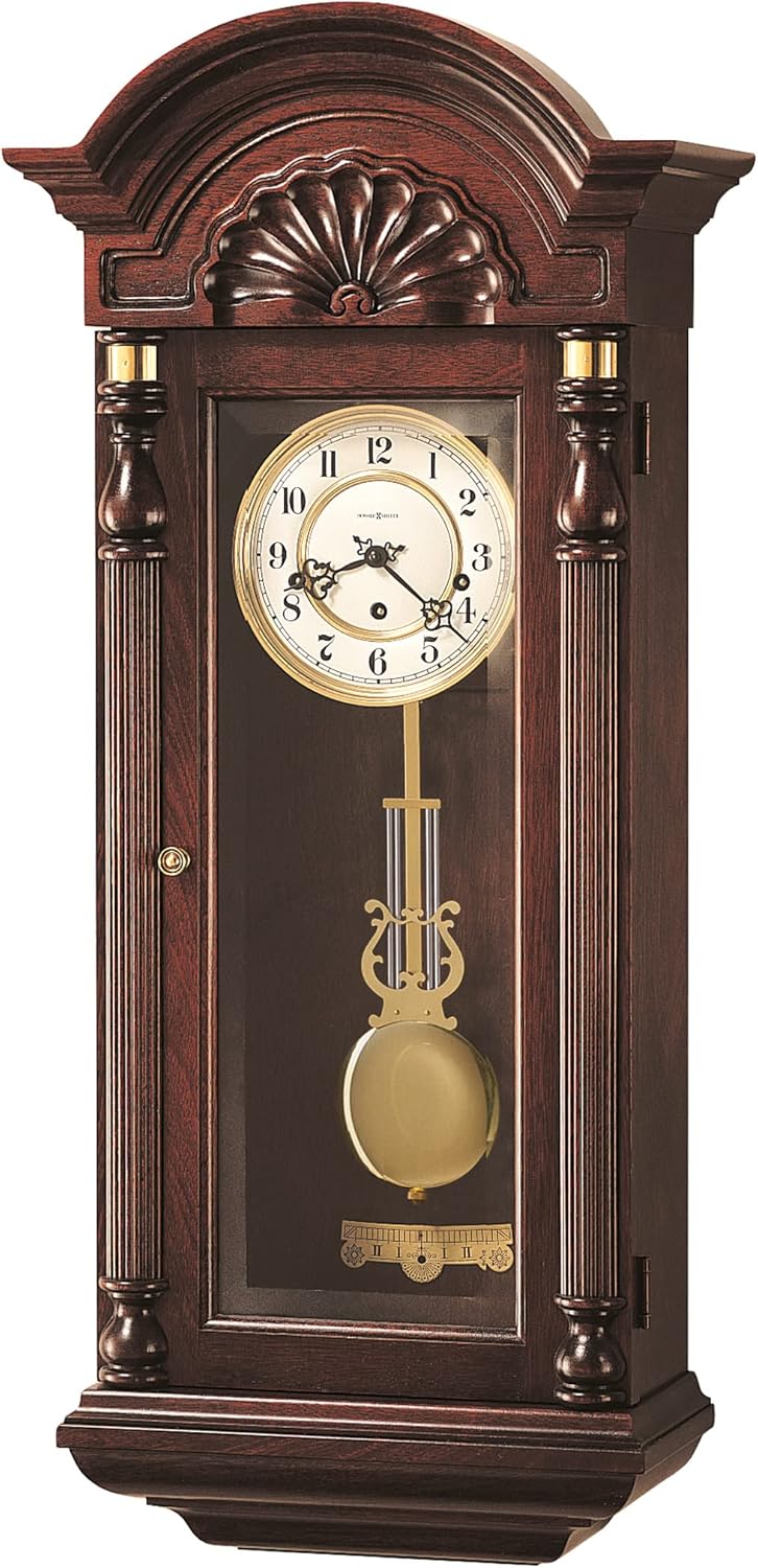 Vintage Mahogany Finish Wall Clock U991