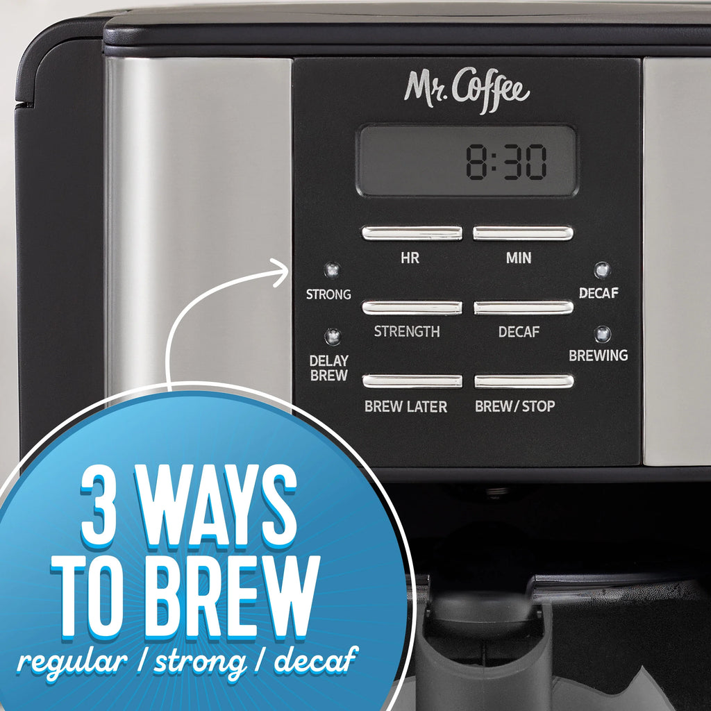 12 Cup Coffee Maker with Decaf Function L1438