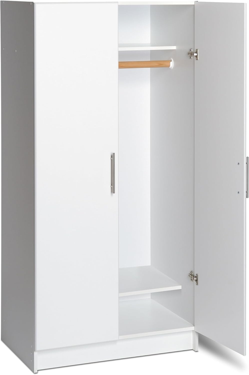 White Armoire Wardrobe with Hanging Rail Z913669