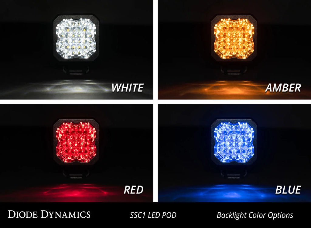 White LED Light Pods Pair E3050