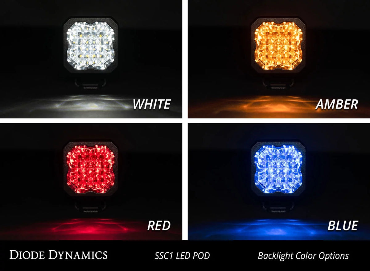 White LED Light Pods Pair E3050