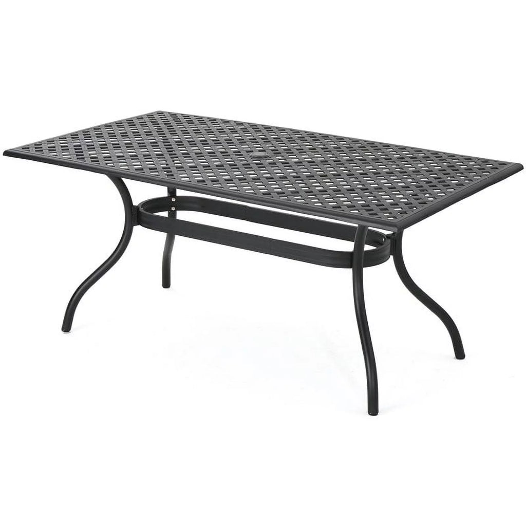 68" Cast Aluminum Patio Dining Table N31851