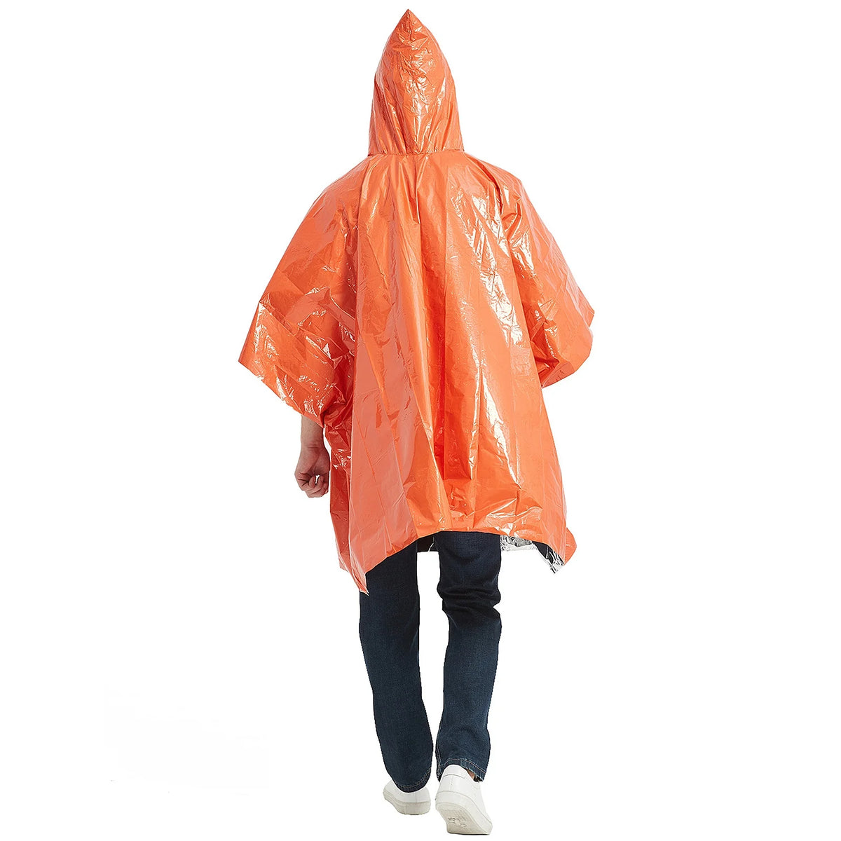 Waterproof Heat Reflective Thermal Poncho Raincoat with Sleeping Bag and Tent Shelter M533