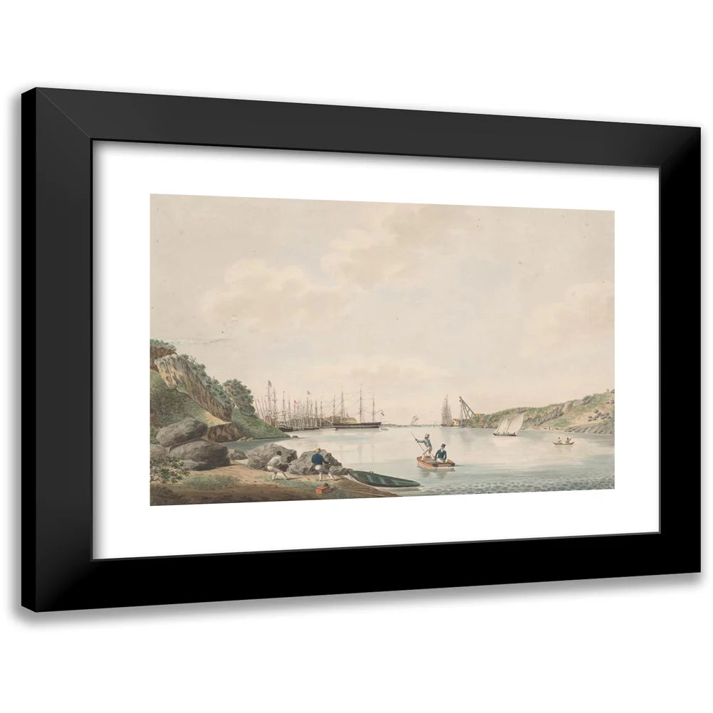 Black Modern Framed Art Print U67443