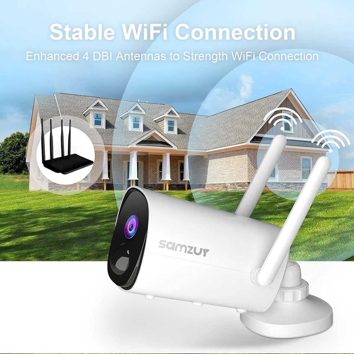 Outdoor 1080P WiFi Battery Powered Security Camera G913005