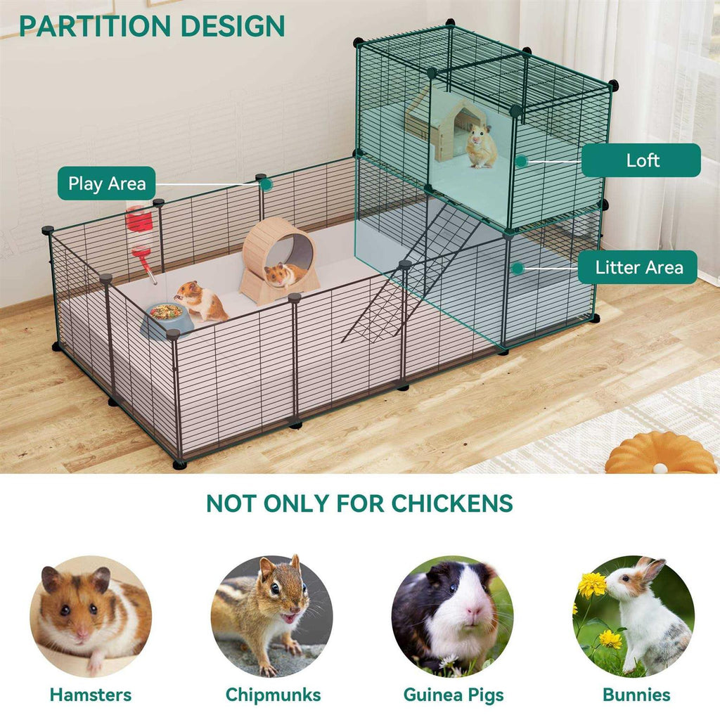 Guinea Pig Cage with Waterproof Plastic Liner G457485