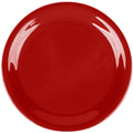 Red Narrow Rim Melamine Pie Plate - 48/Case J514491