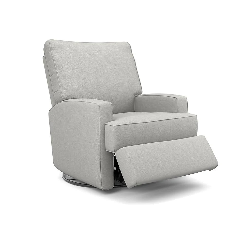 Grey Swivel Glider Recliner B161