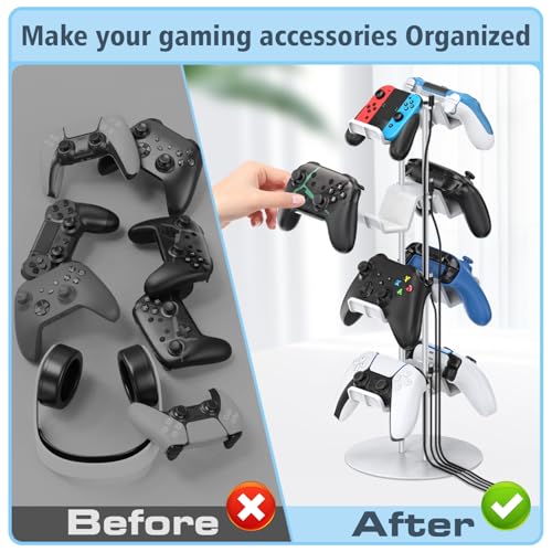 4 Tiers Controller Stand with Cable Organizer Z593678